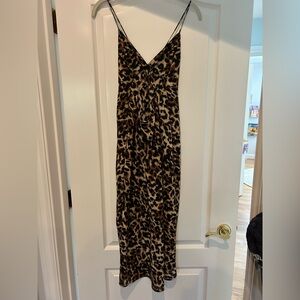 Leopard Print Maxi Dress